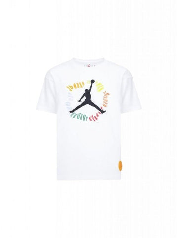 COMPLETINO JORDAN WHITE ORANGE BAMBINI