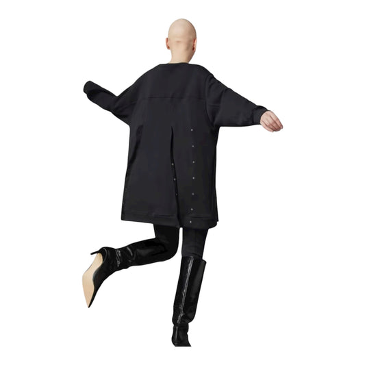 FELPONE ADIDAS DONNA BLACK CON BORCHIE