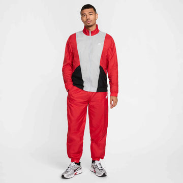 Nike Tuta In Tessuto Club-Uomo University RED-BLACK SMOKE GREY