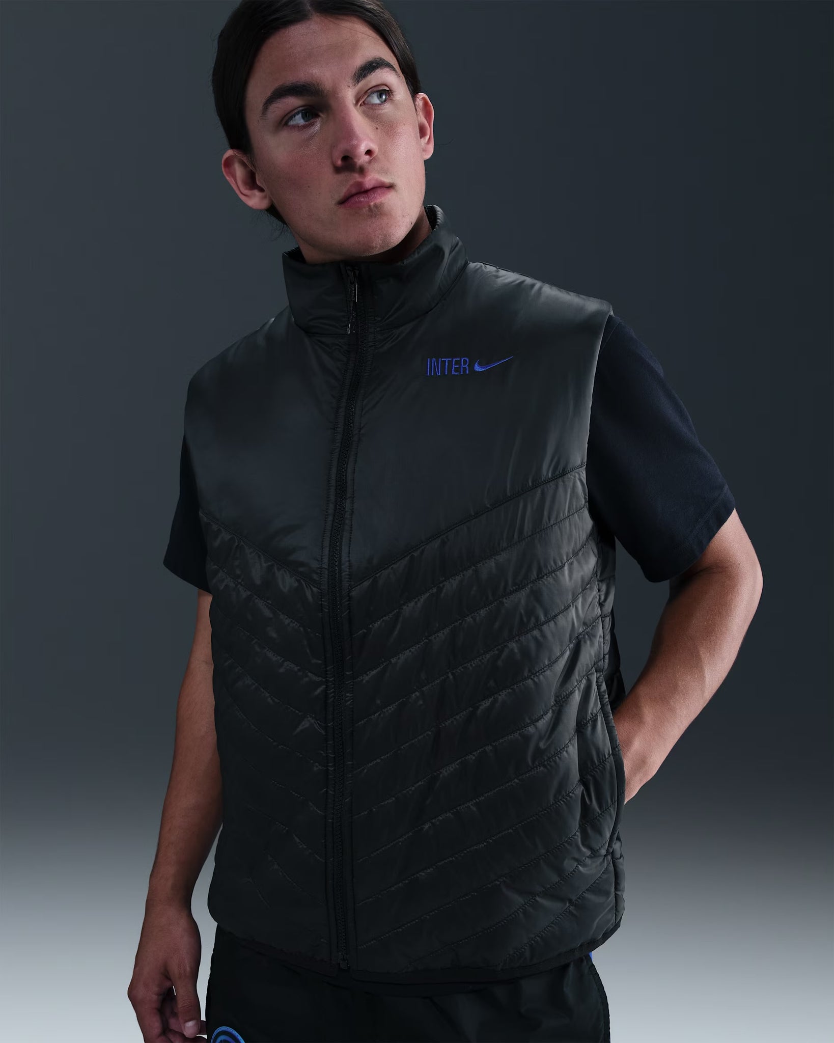 Smanicato Nike Football Therma-FIT Inter Windrunner-Uomo