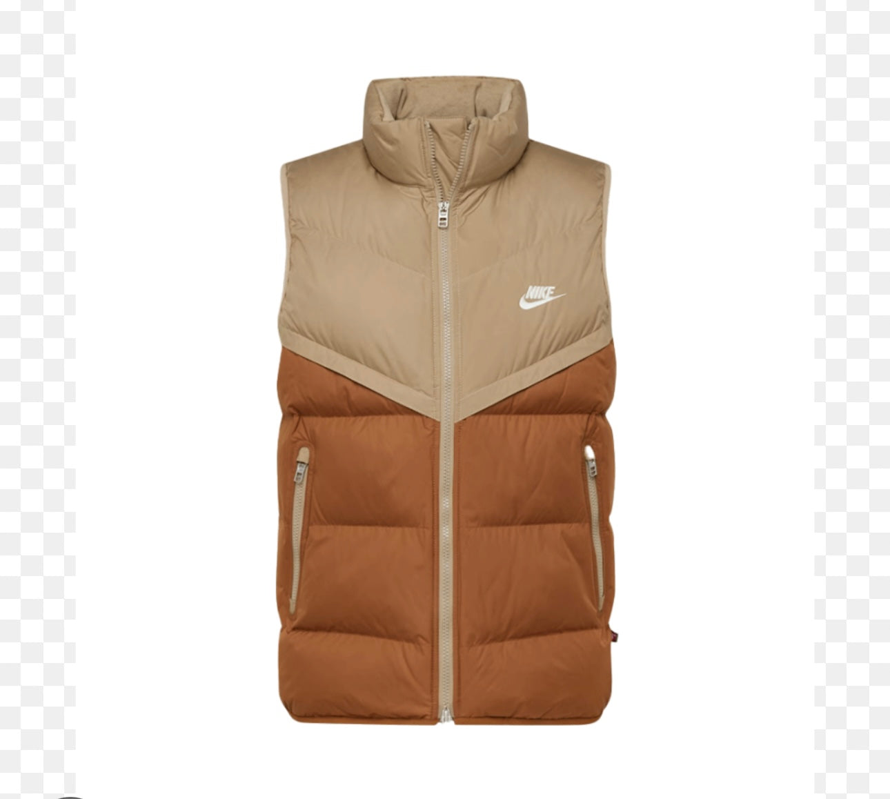 GILET NIKE STORM-FIT WINDRUNNER BEIGE MARRONE UOMO