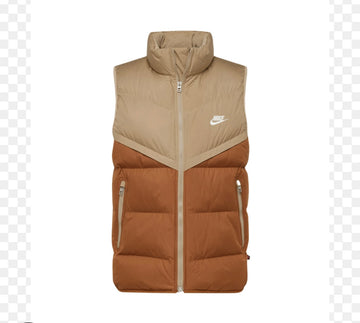 GILET NIKE STORM-FIT WINDRUNNER BEIGE MARRONE UOMO