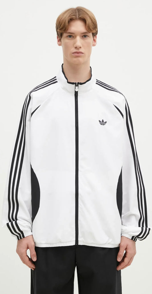 Tuta Adidas Uomo Track Top Adicolor Teamgeist-WHITE BLACK